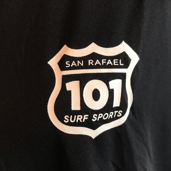 101 Surf Sports Long Sleeve Shirt Black Size Large - Picture 6 of 9